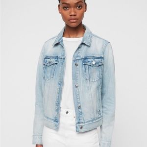 AllSaints Sheyla Denim Jacket Size Small